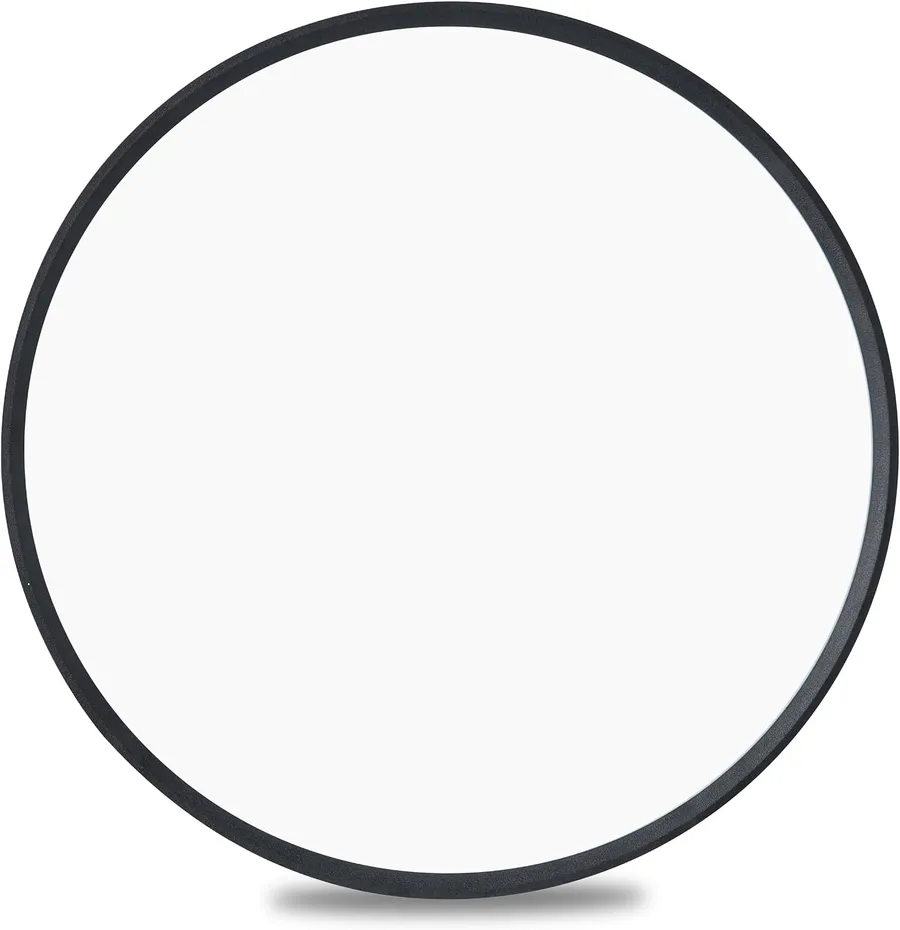 1pack 24 Inch Large Flush Mount Ceiling Light, 50w Led Ceiling Light, 3000k/4000k/6000k Selectable 4980lm Ceiling Lights, Super Slim Light Fixture for Bedroom Kitchen Living Dining Room Office Black